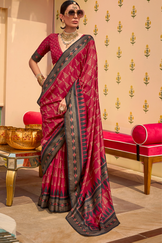 Red Patola Silk Saree