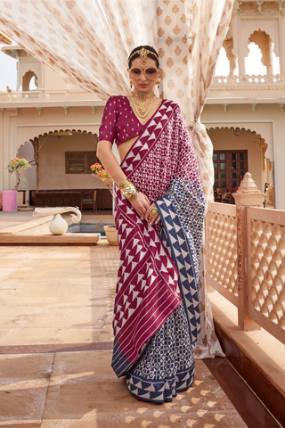 Red Patola Silk Saree