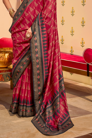 Red Patola Silk Saree