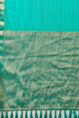 Sea Green Chiffon Silk Saree_Kumari Sarees