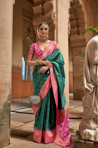 Multi Colour Banarasi Patola Silk Saree