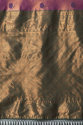 Wine Banarasi Silk Saree_Kumari Sarees