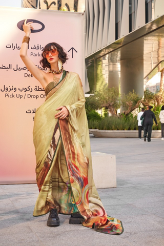 YELLOW BANARASI PATOLA SILK SAREE