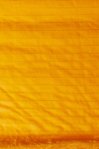 Yellow Chiffon Silk Saree
