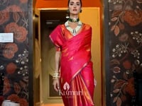 Red Handloom Weaving Silk Saree_Kumari Sarees